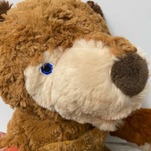 Zoobies Brown Bear Plush 11" With Cloth Book Eric Carle Stuffed Animal Toy - Picture 8 of 15